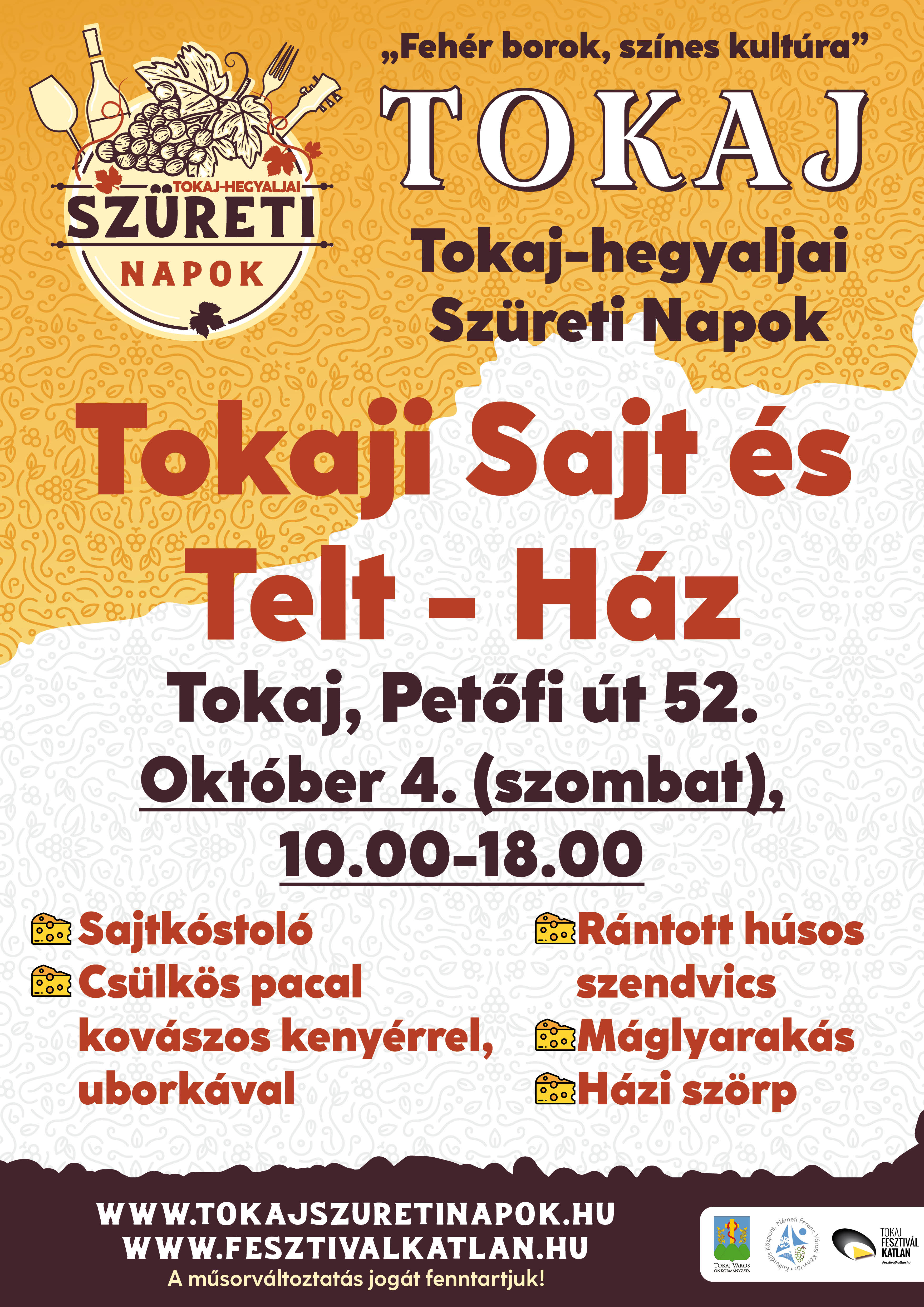 Sz reti Napok A Tokaji Sajtn l 